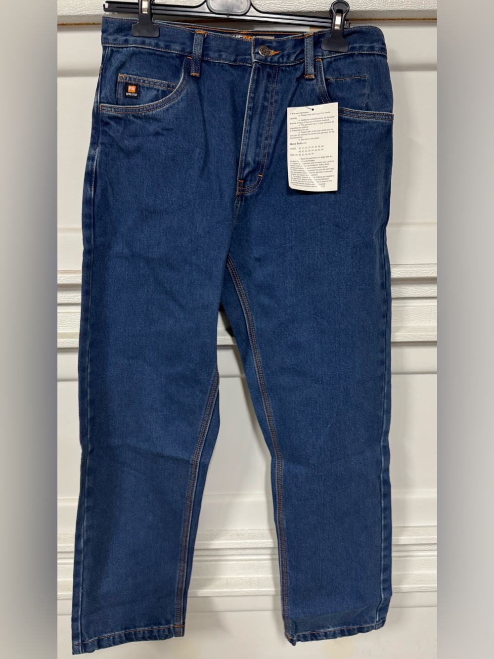 Berne Flame Resistant Relaxed For Straight Leg Jeans 32x30 New